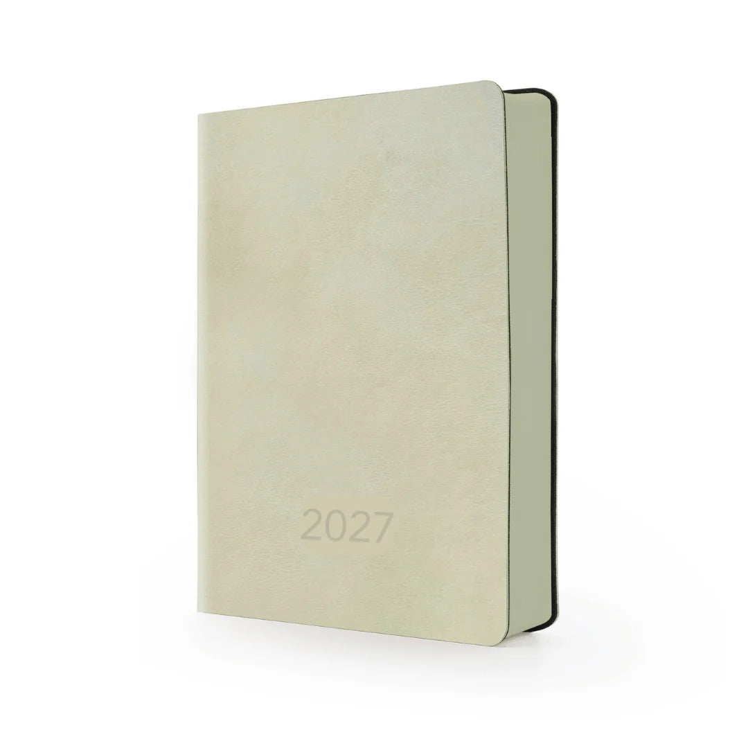 Flexi WOW Diary 2027 Leatherette Gift Bundle | A5 Planner, Pouch, Pen & Notepad Set