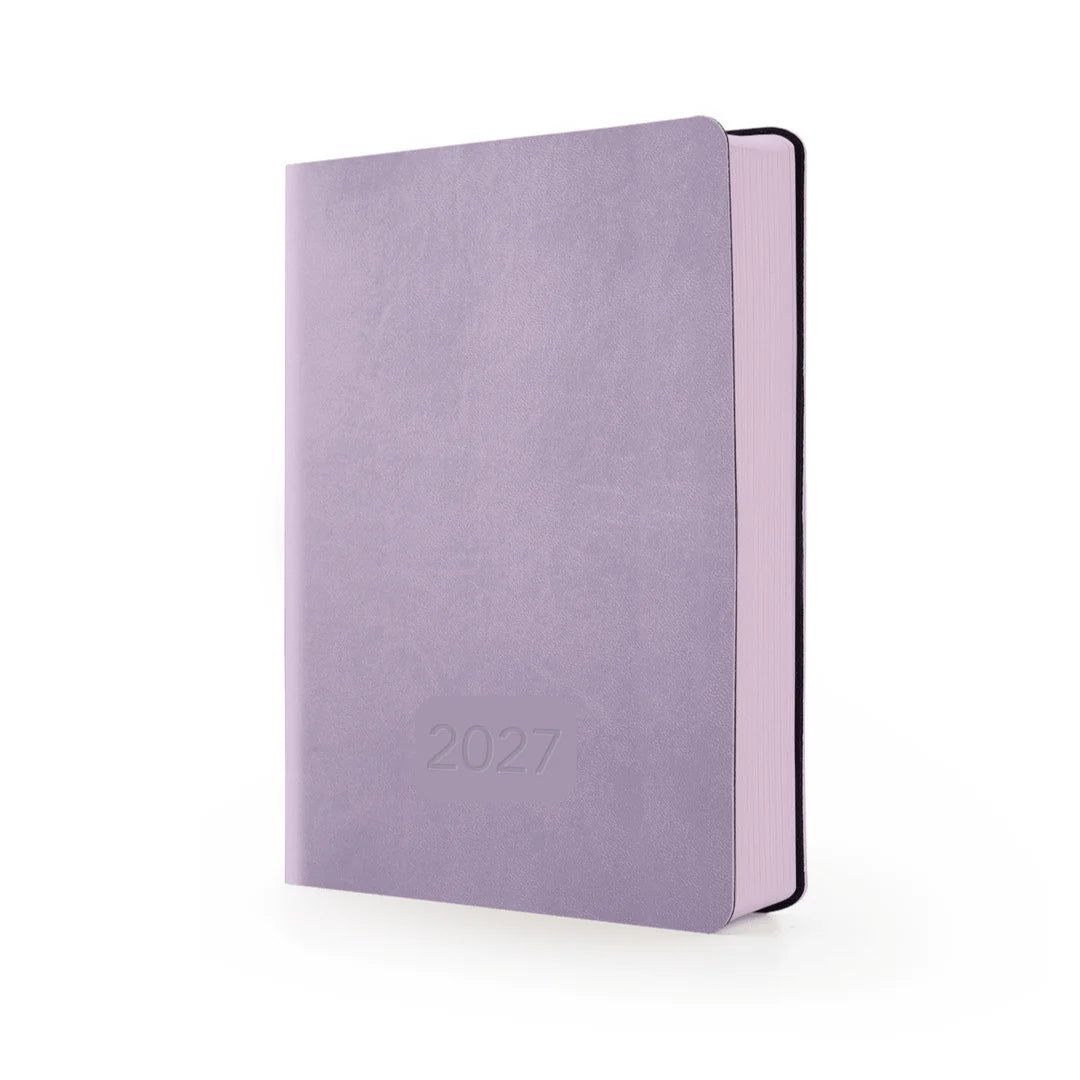 Flexi WOW Diary 2027 Leatherette Gift Bundle | A5 Planner, Pouch, Pen & Notepad Set