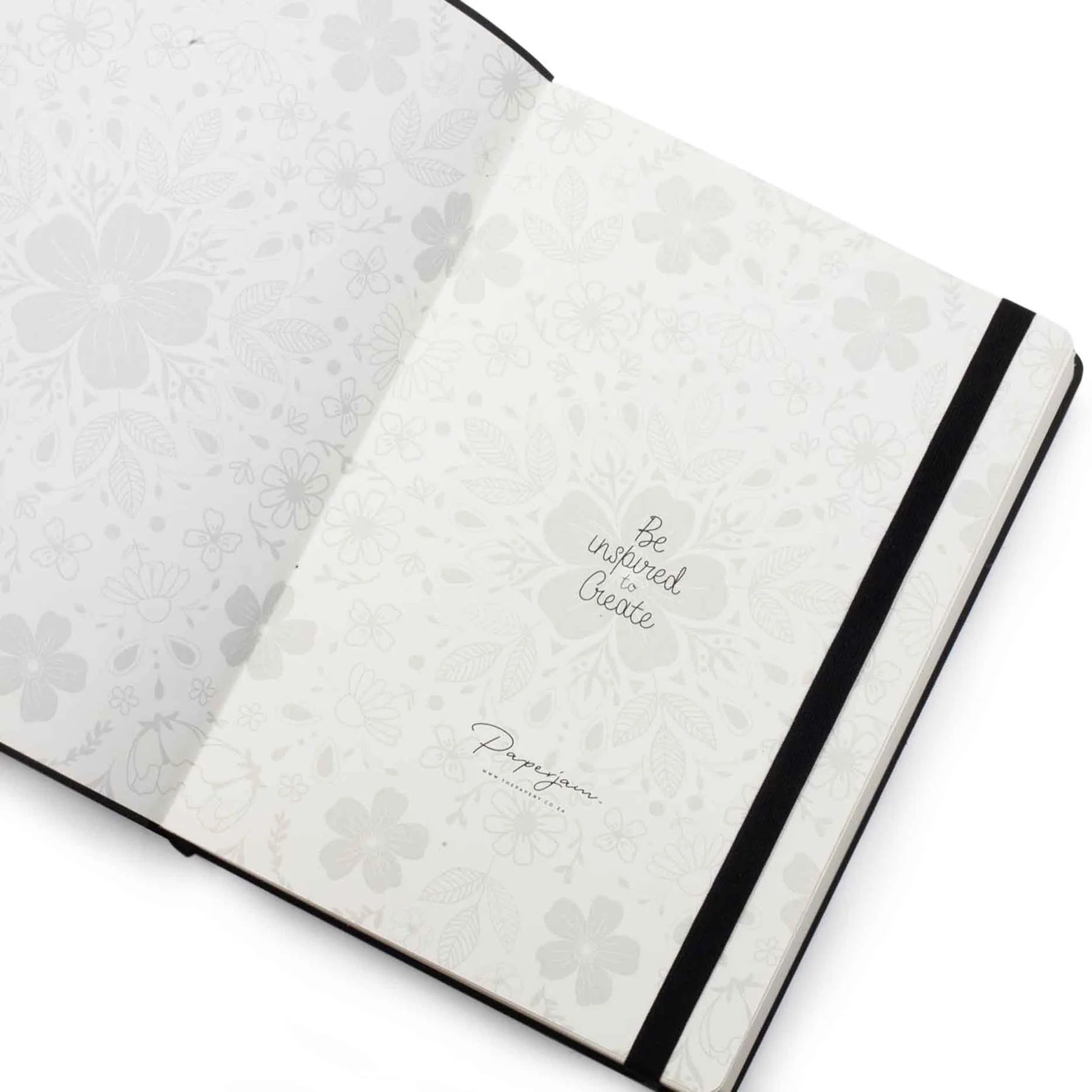 Flexi Premium Softcover Journal A5-No deboss in black end papers