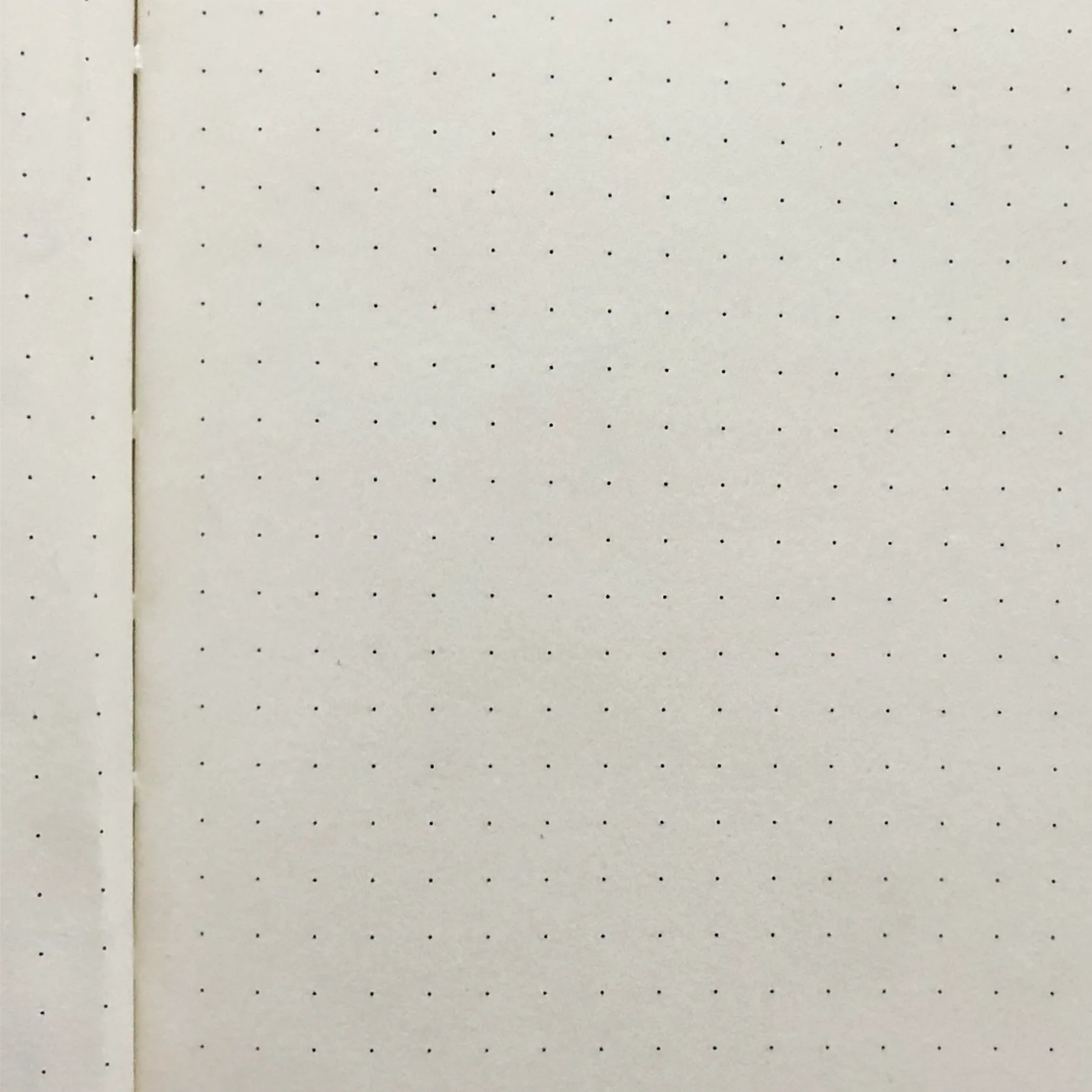 Close-up of a white sheet with a dotted pages on a white background