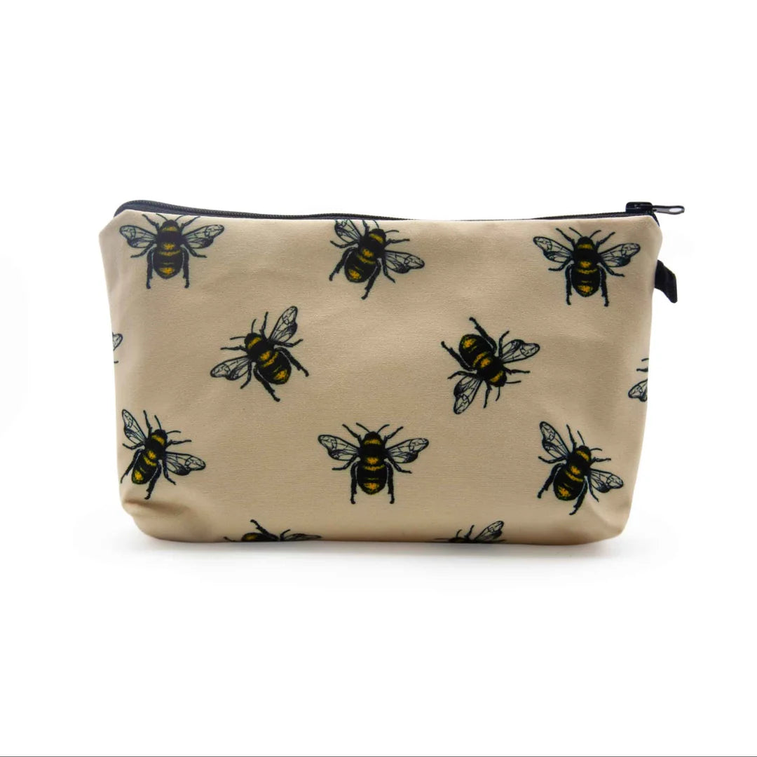 Bee Polyester Pencil Bag | Water-Resistant Padded Stationery Pouch