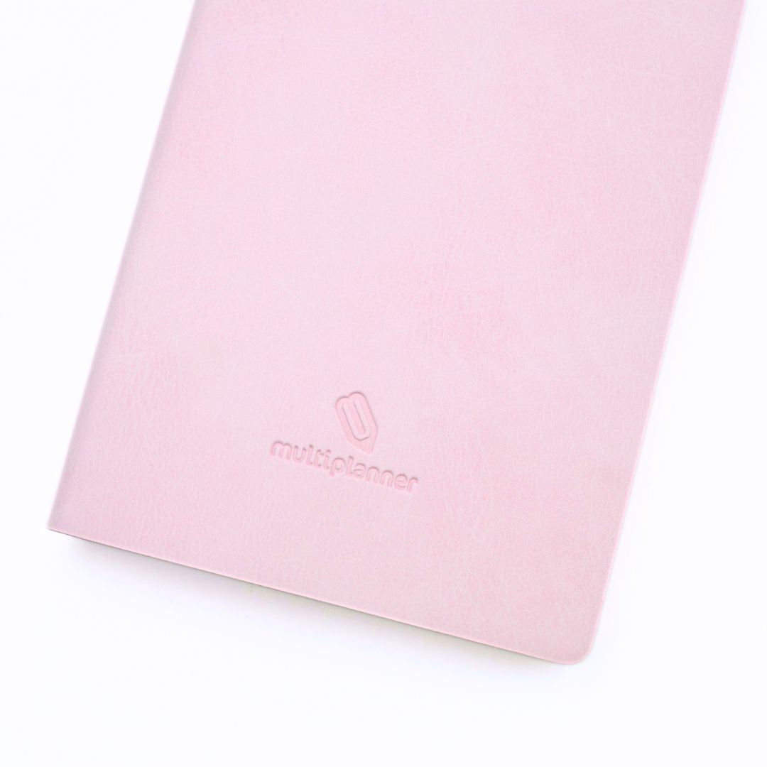 Flexi Multi-Planner in candyfloss cover on a white background