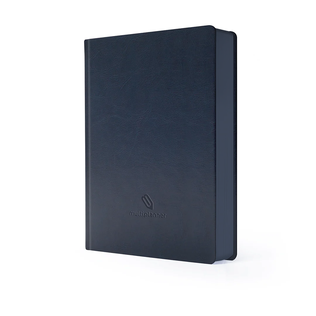 Classic Multi-Planner in Navy, planner with a visible brand logo on a white background
