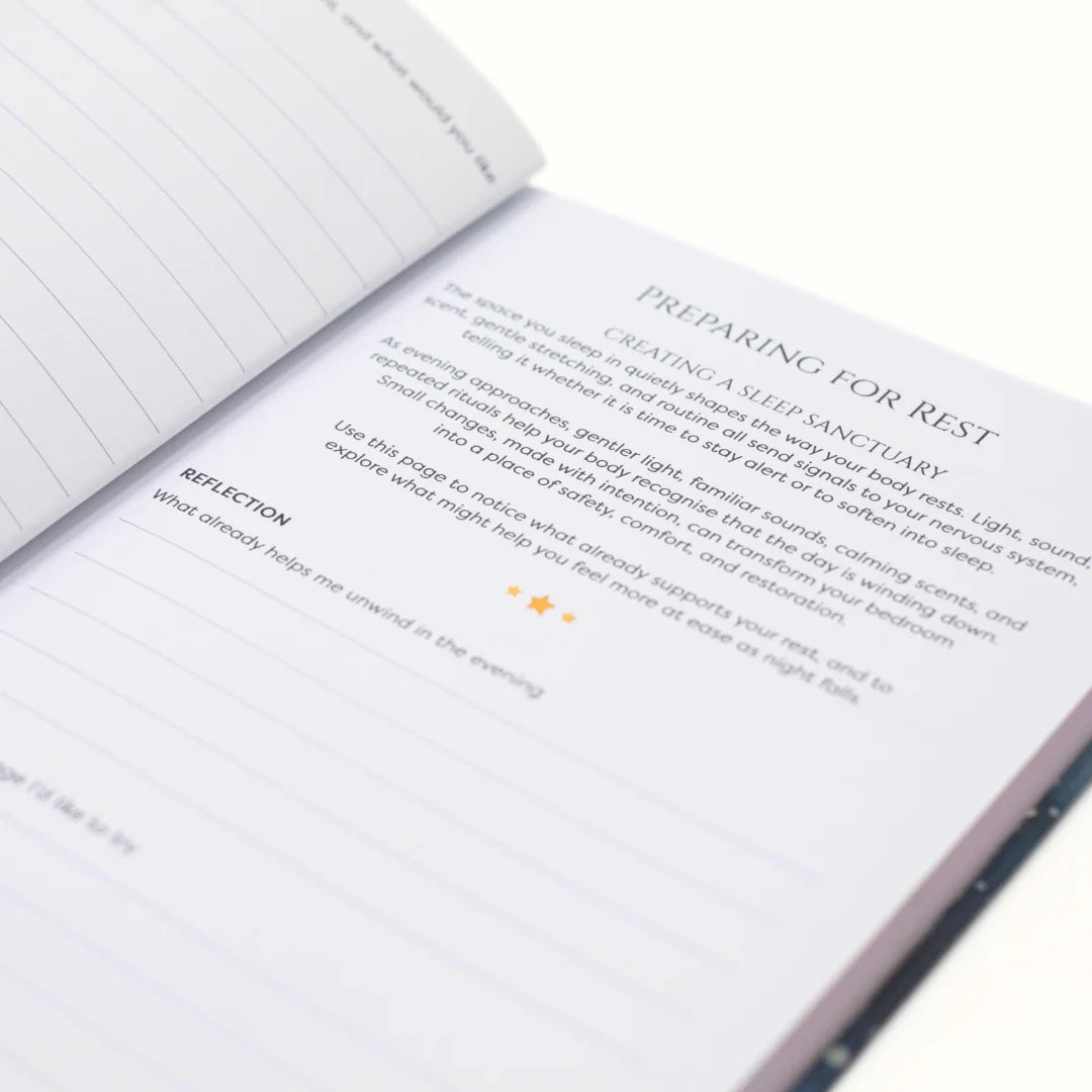 Open Journal with text on a white background