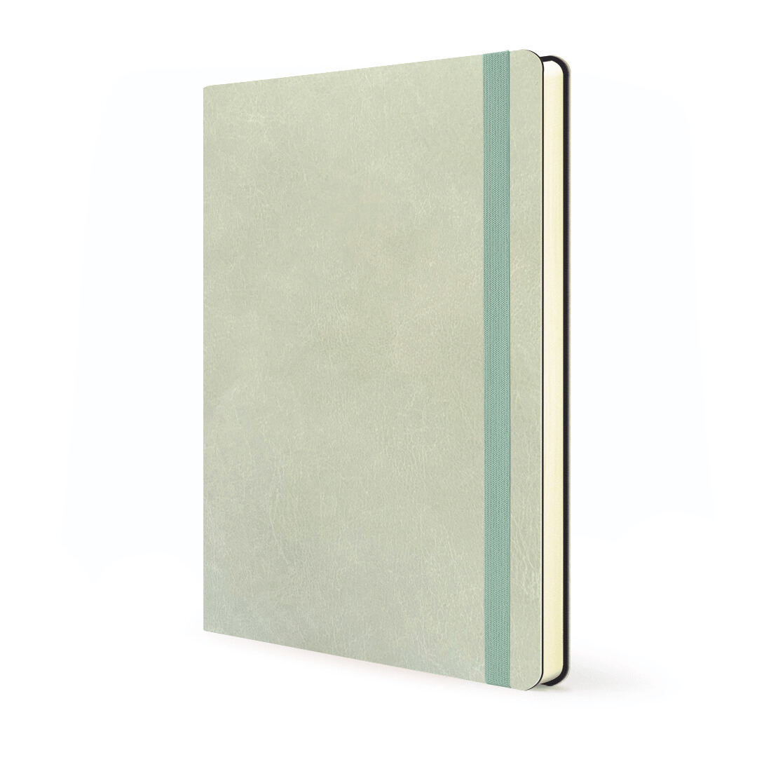 Front cover of Soft cover flexi Journal with a truffle design on a white background