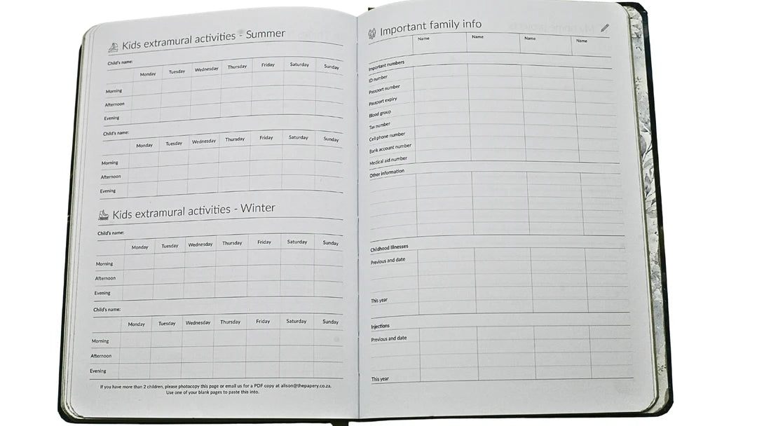 Flexi WOW Diary 2027 Leatherette Gift Bundle | A5 Planner, Pouch, Pen & Notepad Set