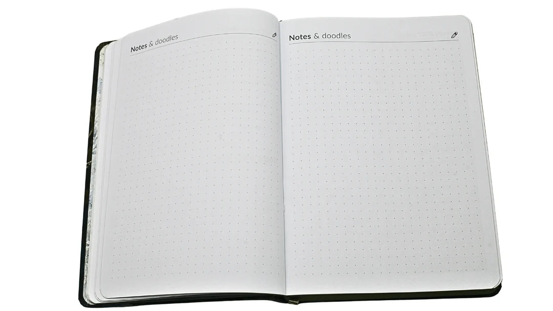 Flexi WOW Diary 2027 Leatherette Gift Bundle | A5 Planner, Pouch, Pen & Notepad Set