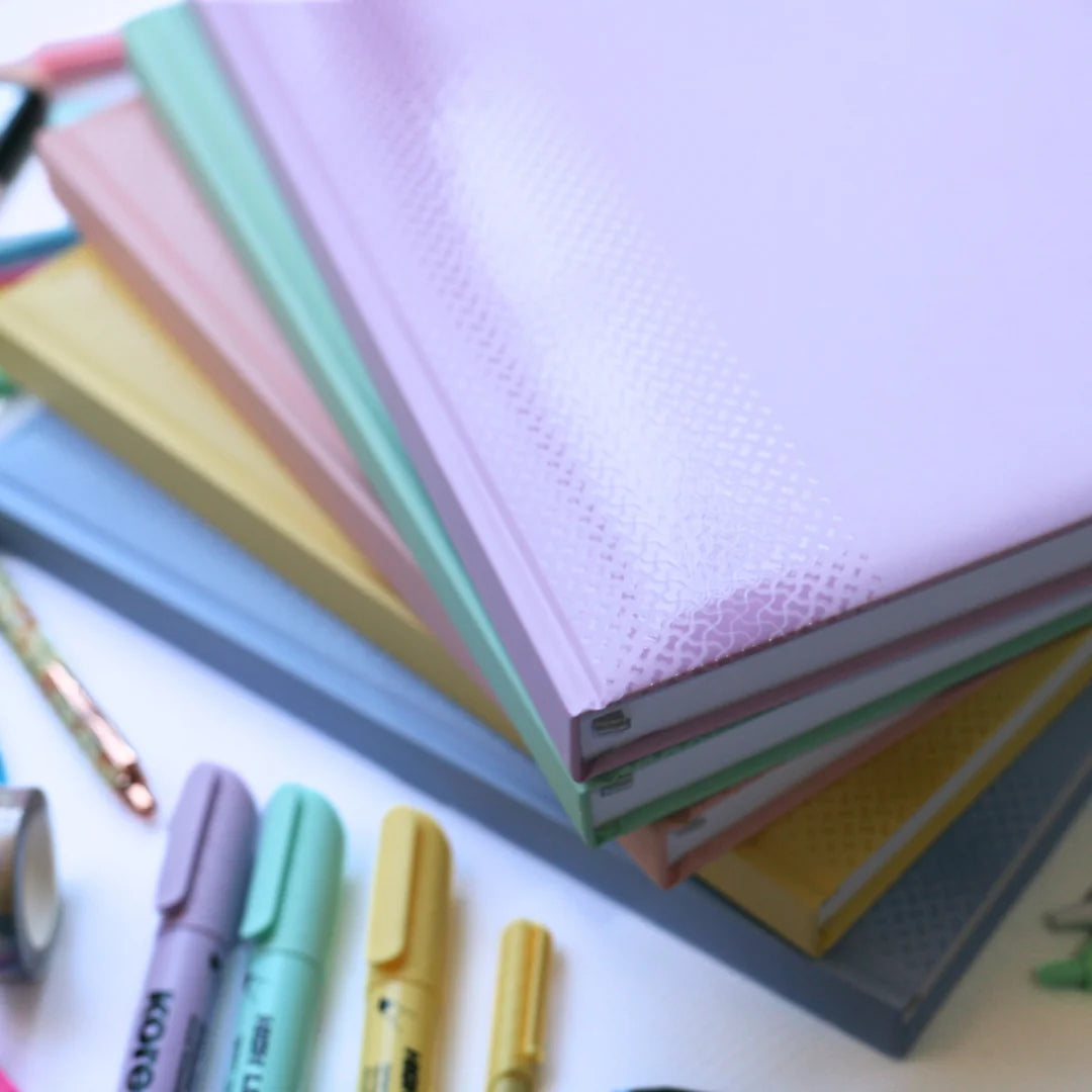 Executive Pastel 2027 A4 Page-a-Day Diary | Premium Padded Hardcover Planner with 15-Min Appointments