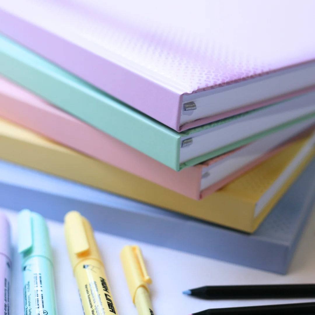 Executive Pastel 2027 A4 Page-a-Day Diary | Premium Padded Hardcover Planner with 15-Min Appointments