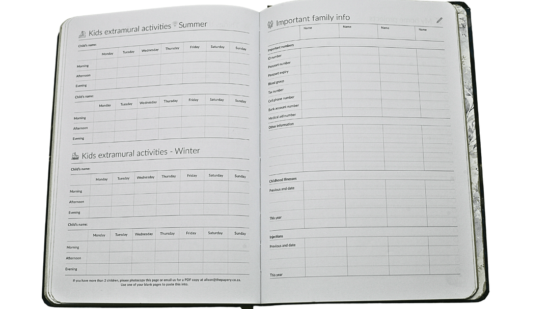 MOM Diary 2027 Pre-Order | Ultimate A5 Life, Family & Finance Hardcover Planner