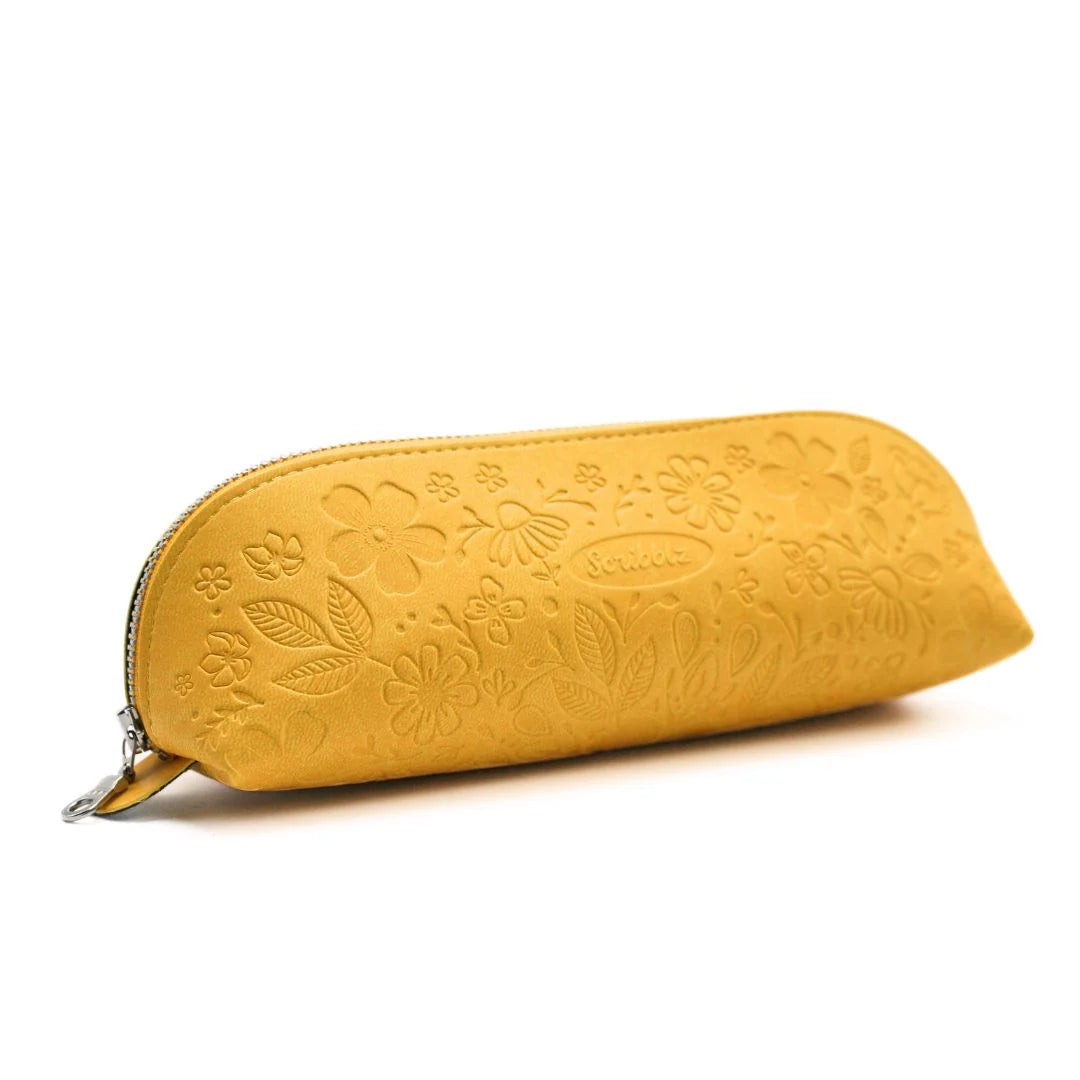 Scribblz Premium Leatherette Pencil Bag & Accessory Pouch