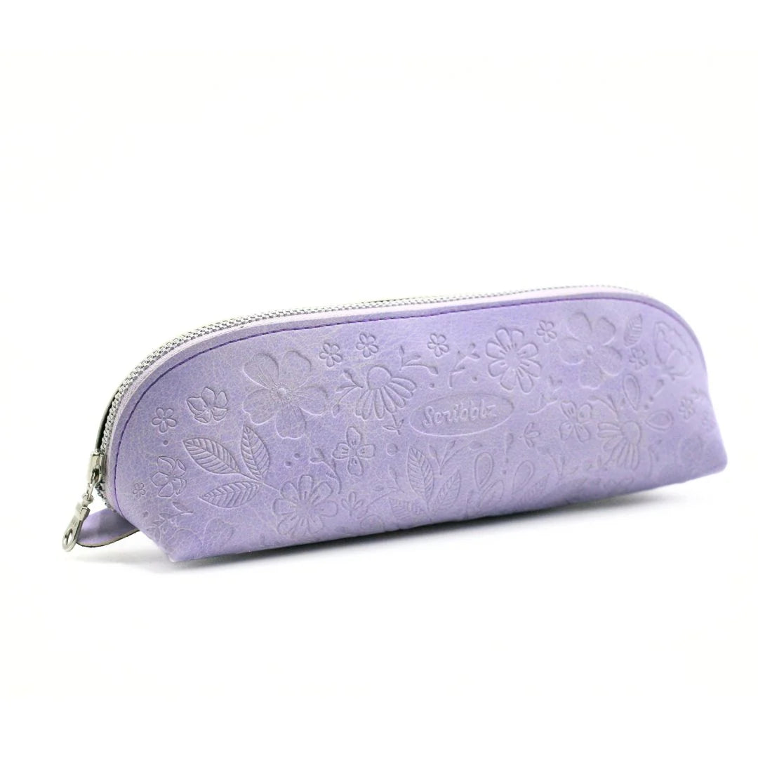 Scribblz Premium Leatherette Pencil Bag & Accessory Pouch