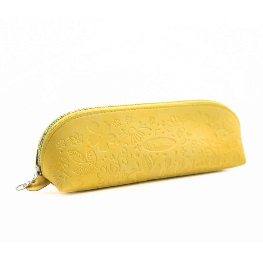 Scribblz Premium Leatherette Pencil Bag & Accessory Pouch