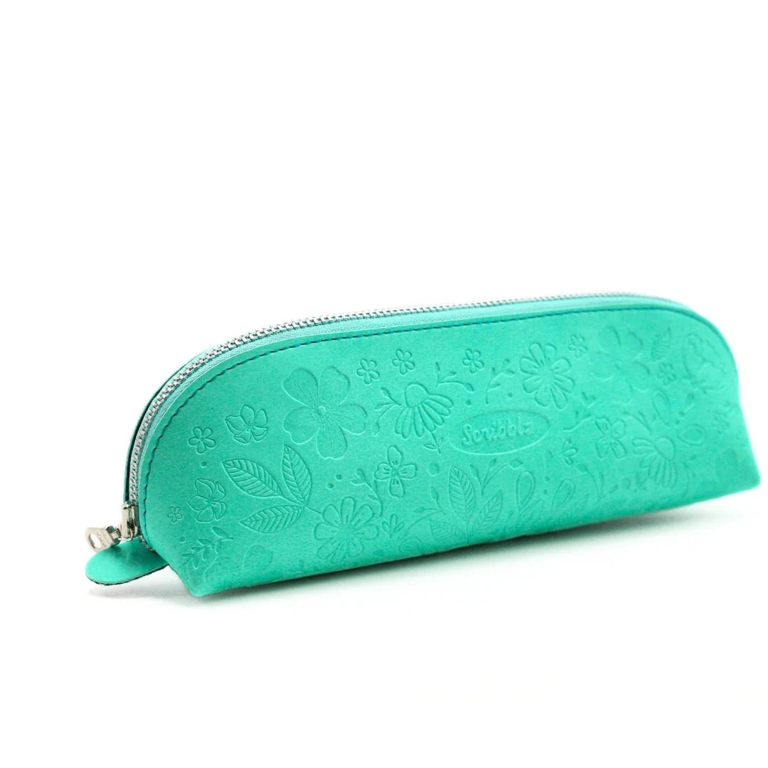 Scribblz Premium Leatherette Pencil Bag & Accessory Pouch