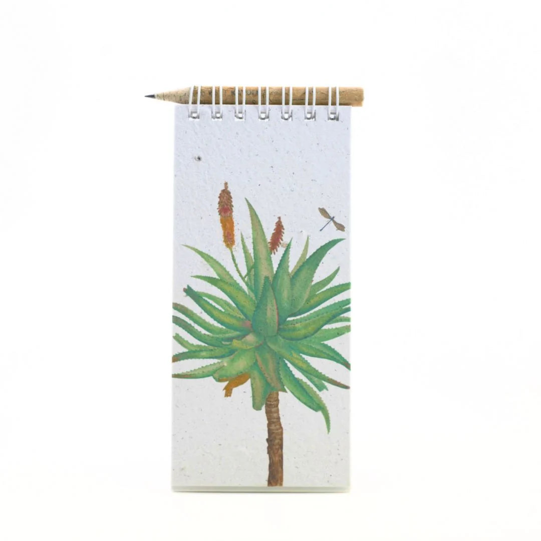 Plantable Seed Paper Shopping Notepad Bundle-Includes Recycled Newspaper Pencil